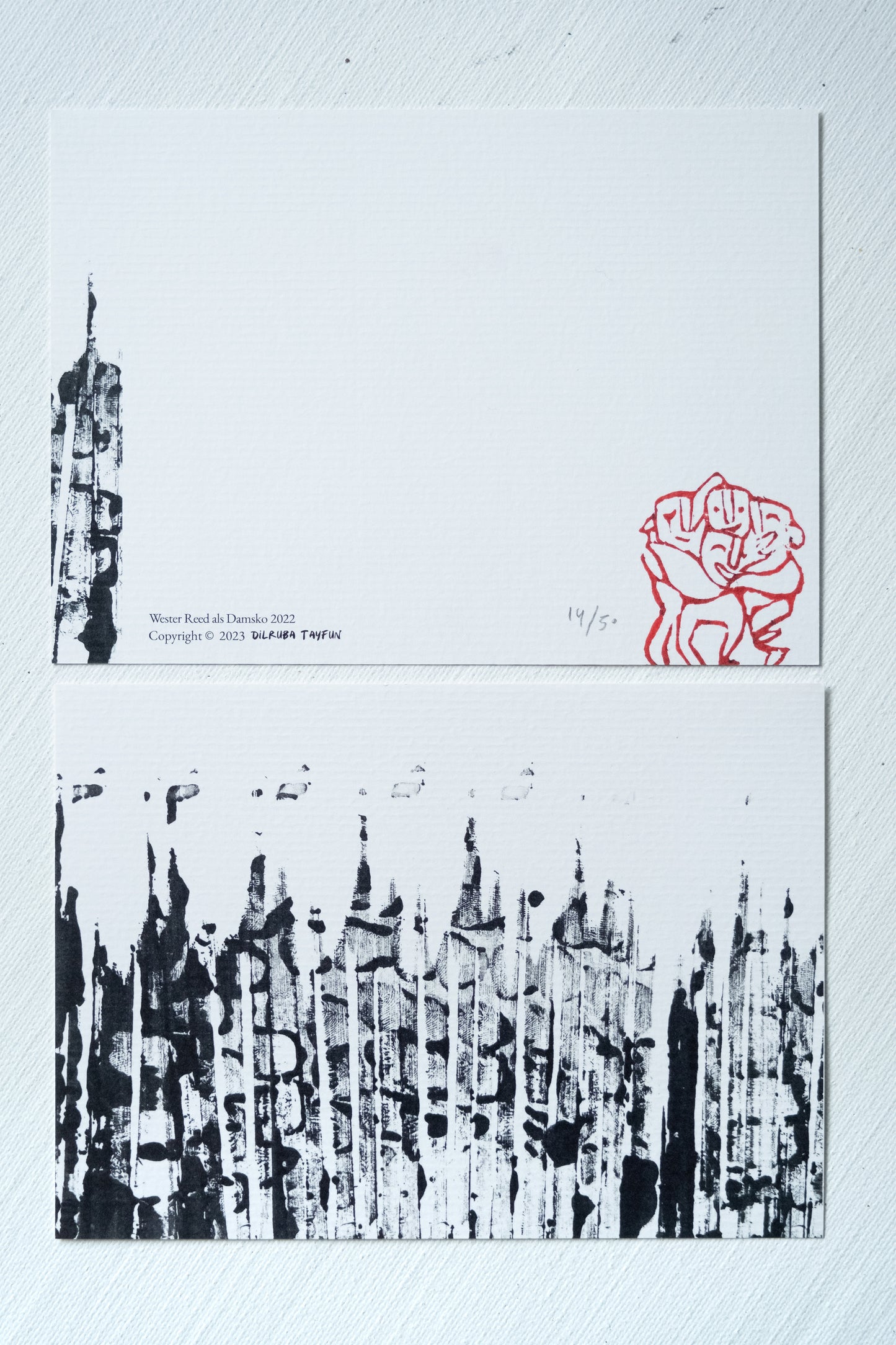 Wester Reed als Damsko Postcard