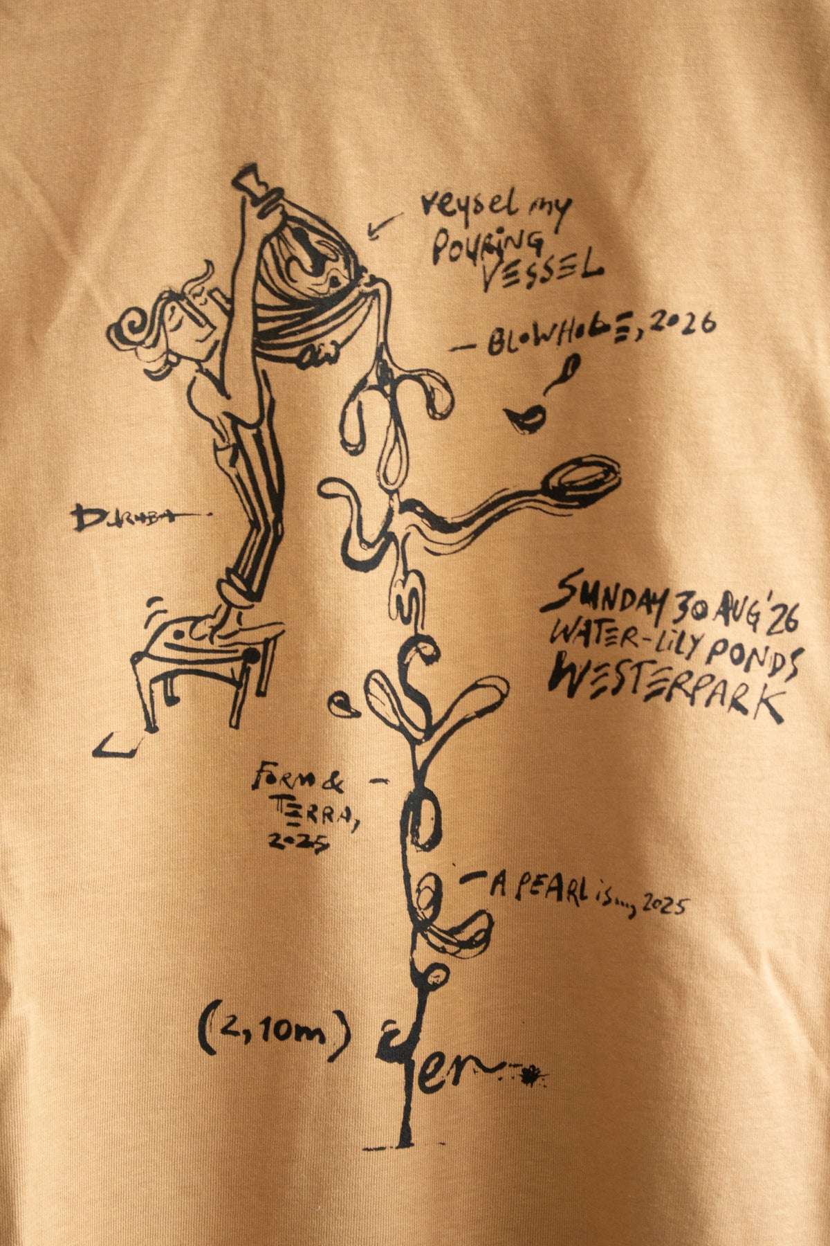 Two meters ten (2026) Camel T-shirt