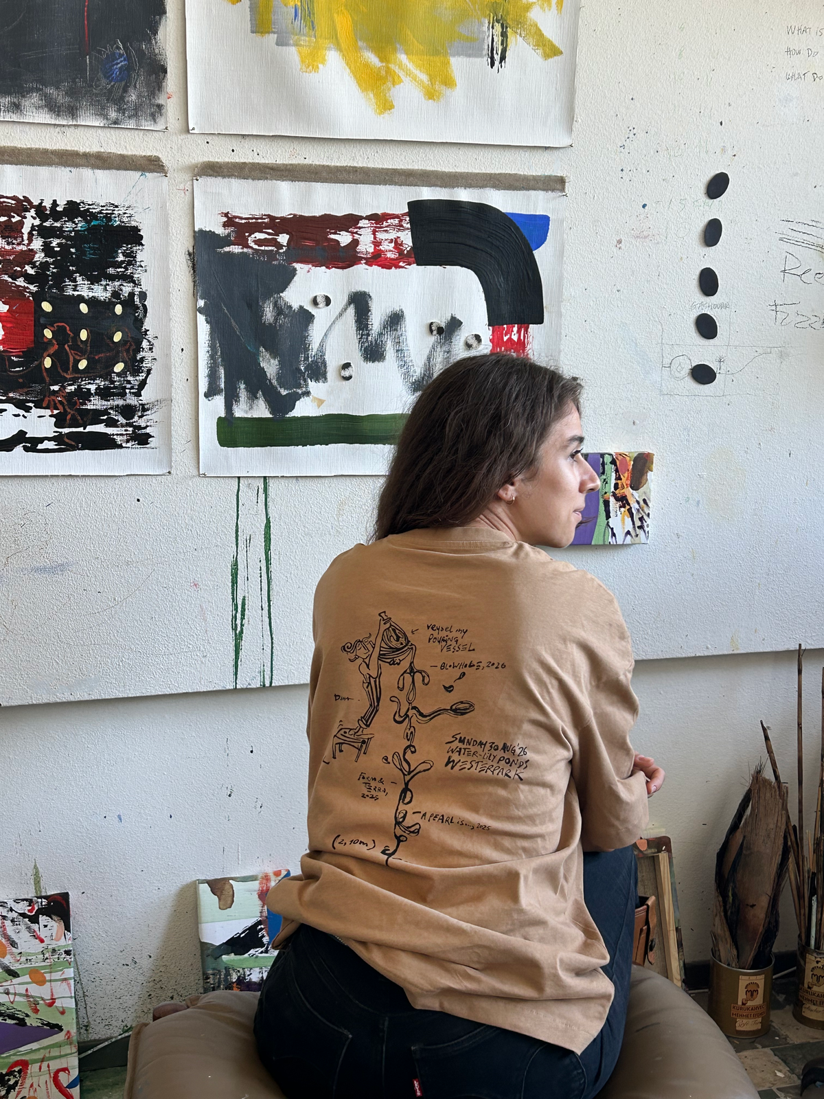 Two meters ten (2026) Camel T-shirt