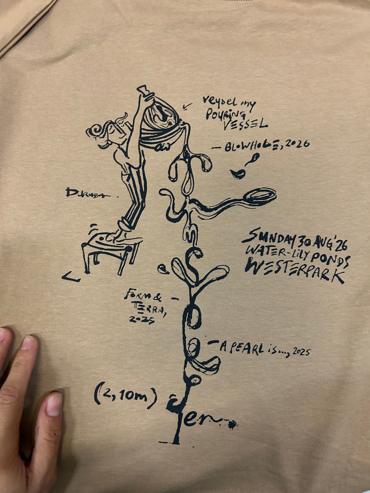 Two meters ten (2026) Camel T-shirt